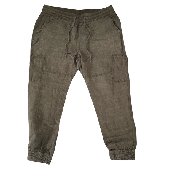 Old Navy | Linen Cargo Joggers - Picture 1 of 7
